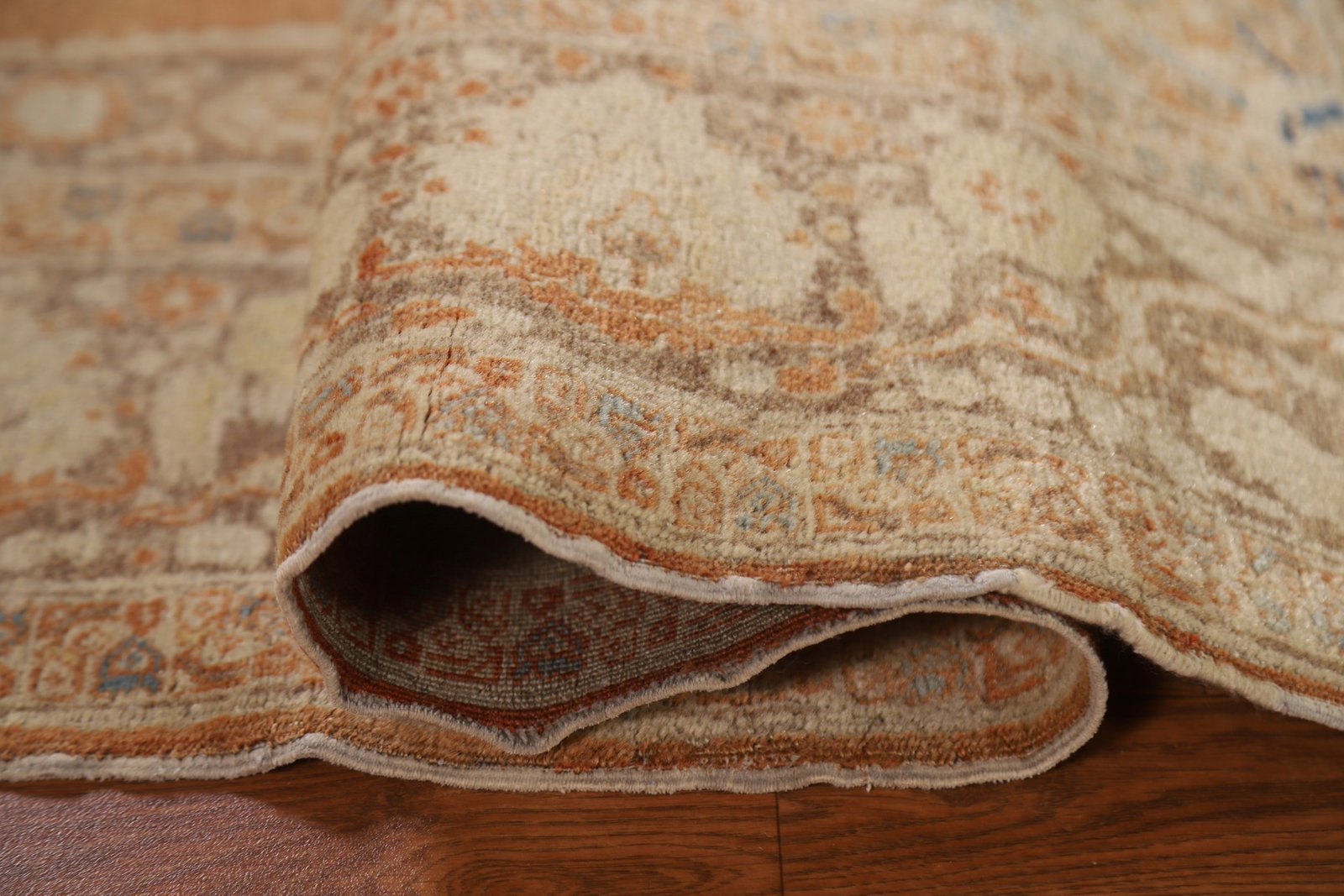 Pre-1900 Antique Tabriz Haj Jalili Vegetable Dye Persian Rug 4x5 - 13