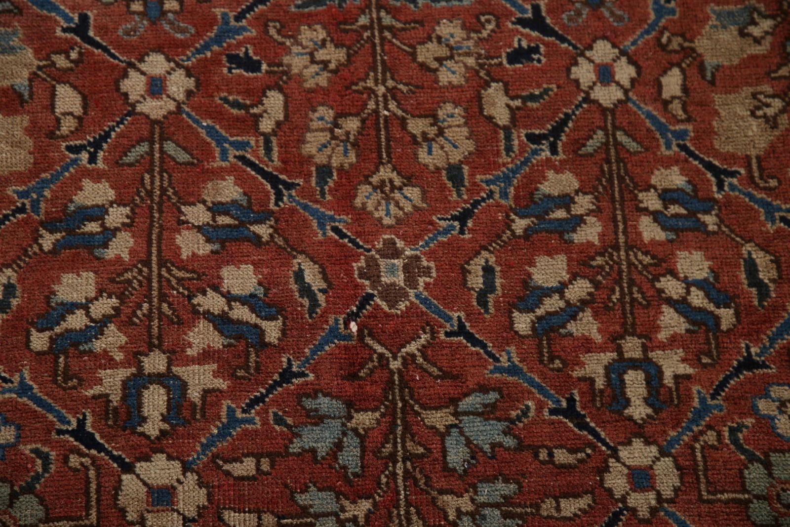 Antique Vegetable Dye Mahal Persian Area Rug 7x11 - 10