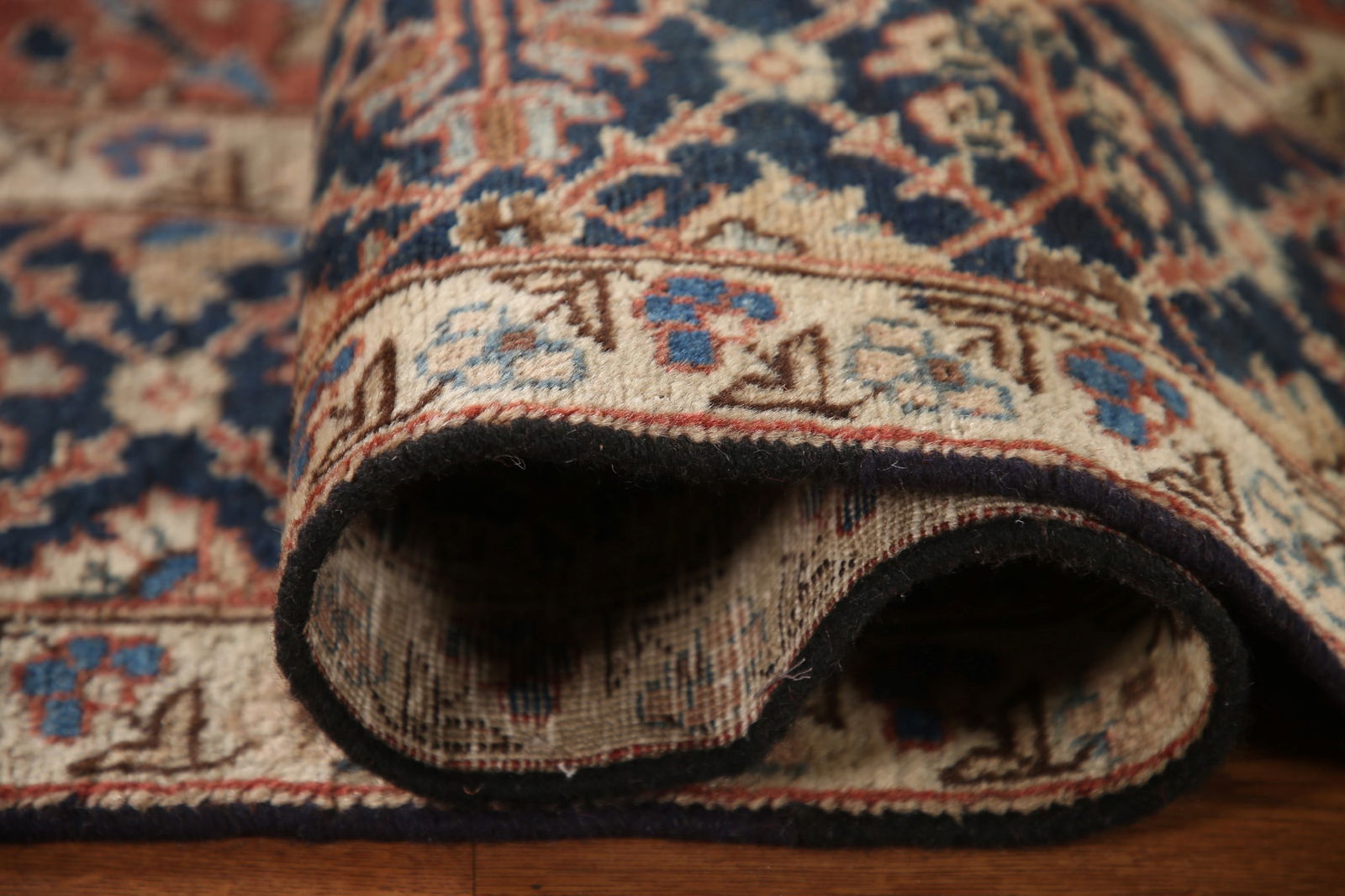 Antique Vegetable Dye Mahal Persian Area Rug 7x11 - 12