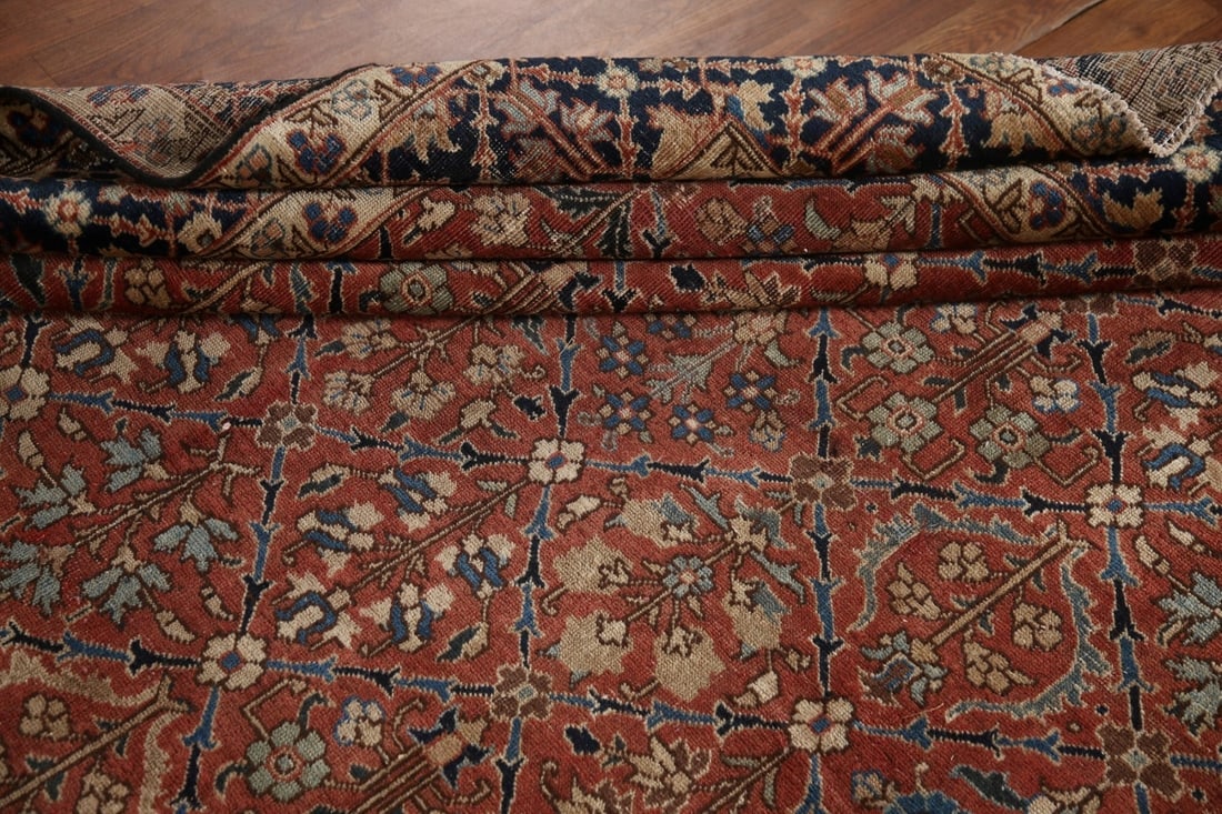 Antique Vegetable Dye Mahal Persian Area Rug 7x11 - 17