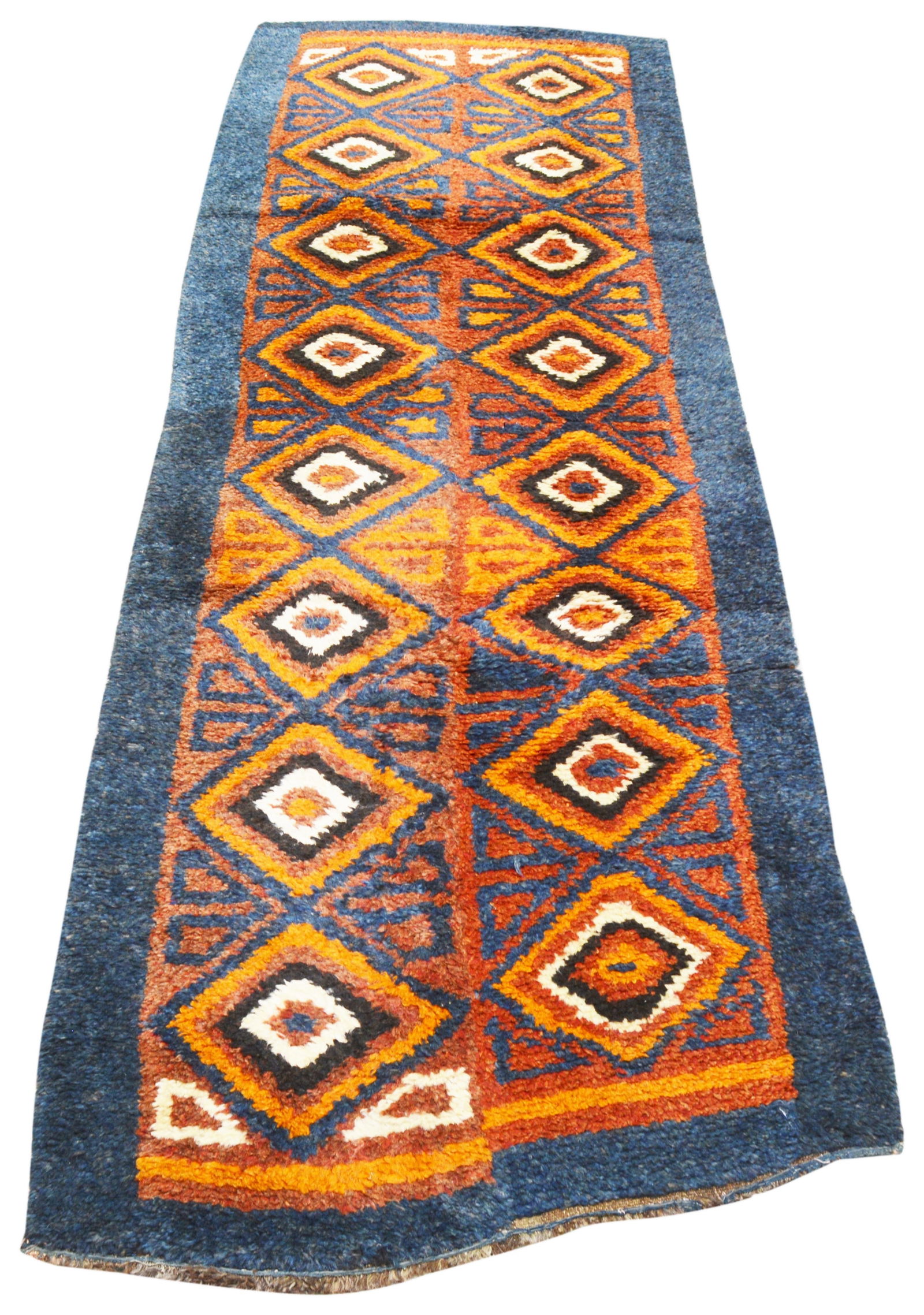 HAND KNOTTED WOOL ANTIQUES RUG - 2