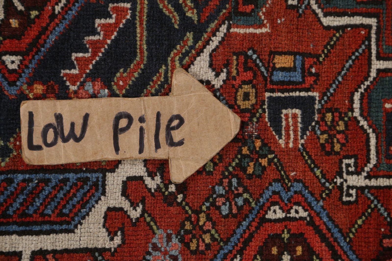 Antique Vegetable Dye Gharajeh Persian Area Rug 5x6 - 12