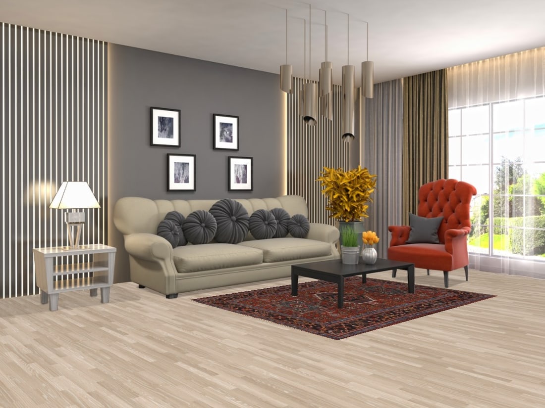 Antique Vegetable Dye Gharajeh Persian Area Rug 5x6 - 2