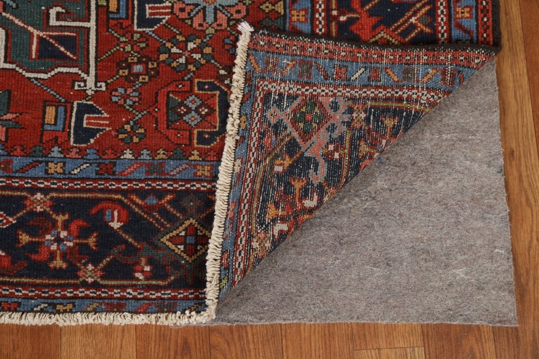 Antique Vegetable Dye Gharajeh Persian Area Rug 5x6 - 8