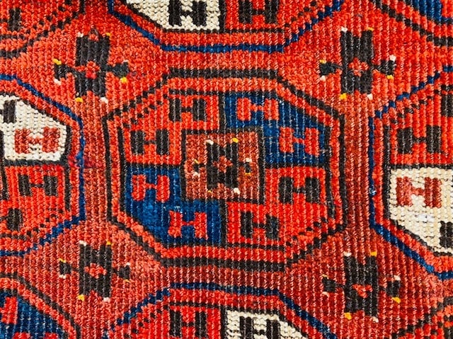 Antique Turkoman Beshir rug -1732 - 9