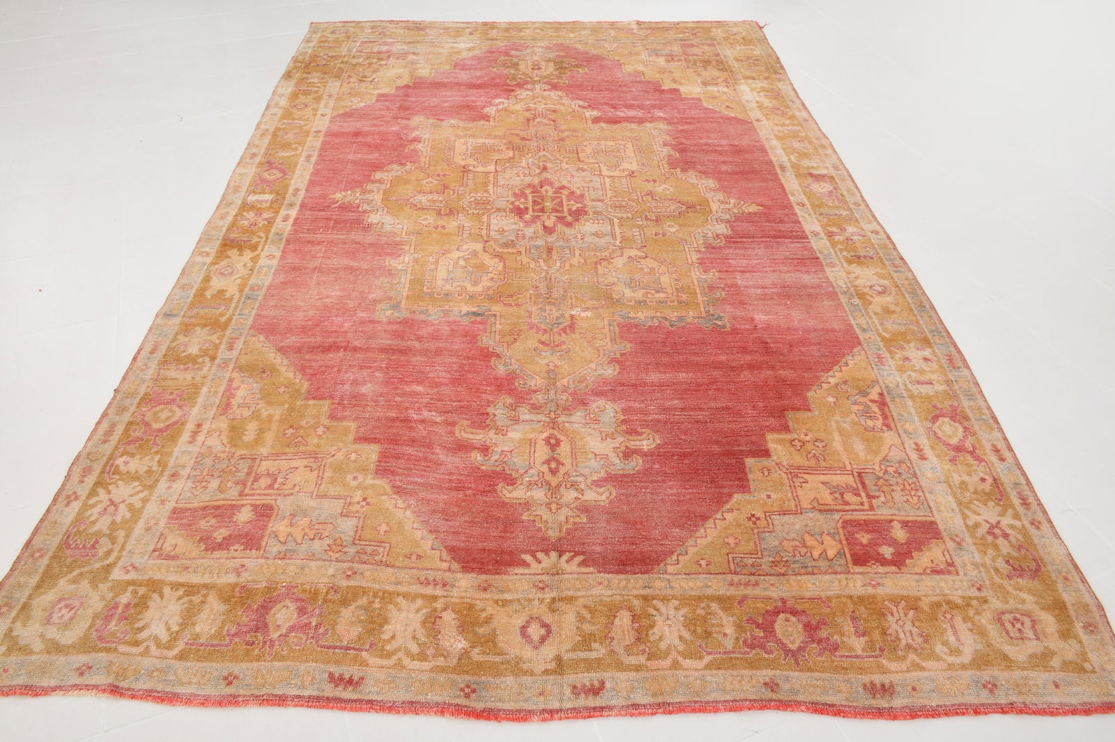 7'3'' x 11'0'' Turkish Vintage Runner Rug - 20756 - 2