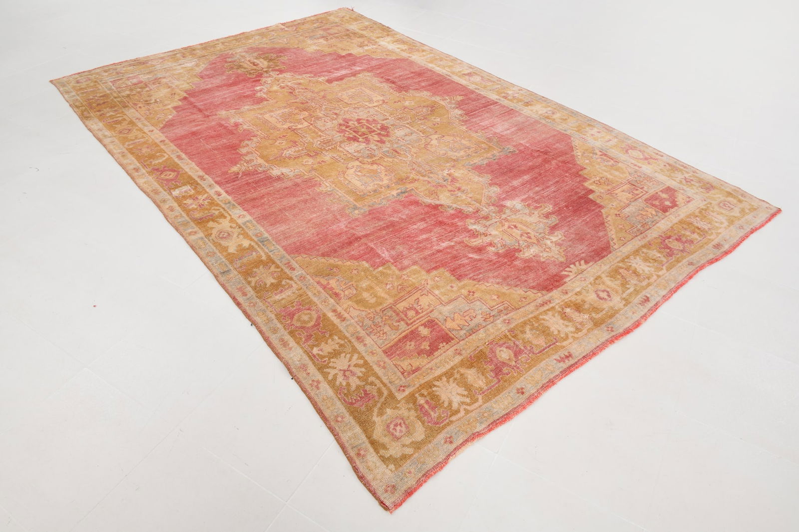 7'3'' x 11'0'' Turkish Vintage Runner Rug - 20756 - 4