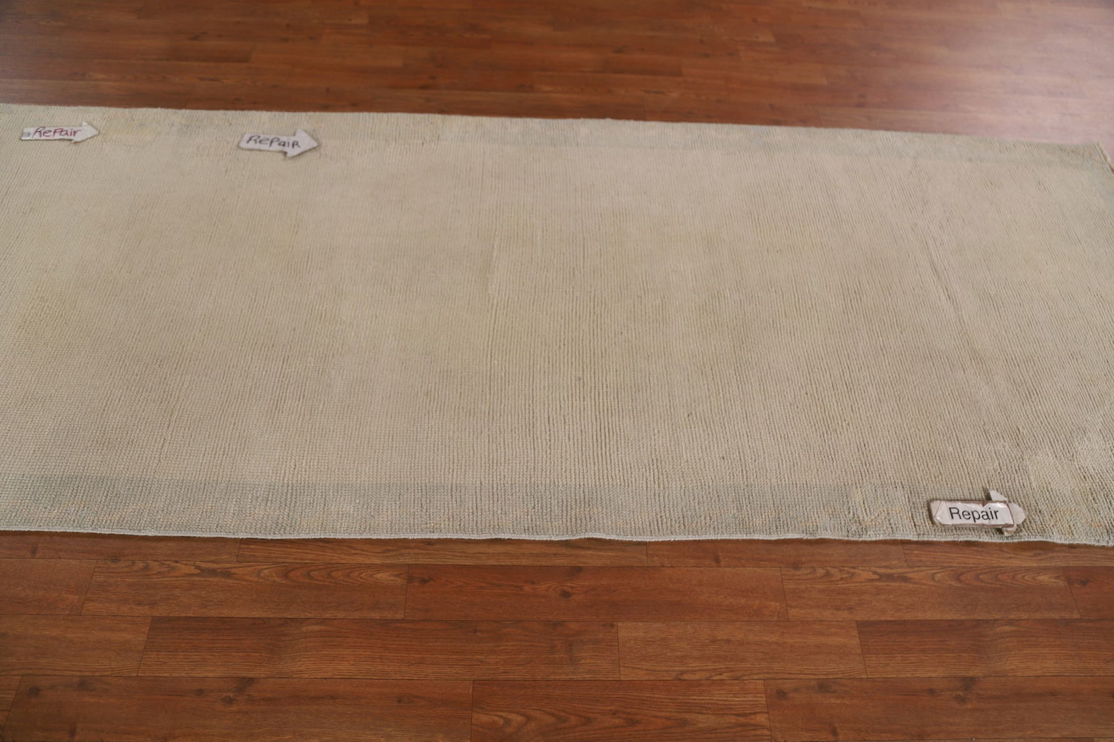 Antique Vegetable Dye Oushak Turkish Runner Rug 3x40 - 14