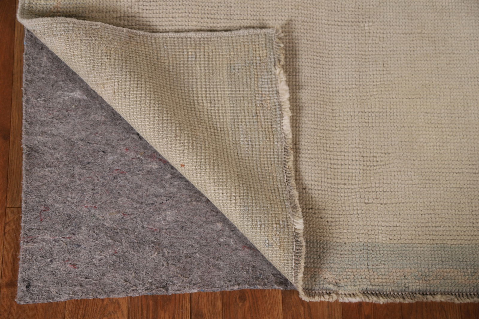 Antique Vegetable Dye Oushak Turkish Runner Rug 3x40 - 9