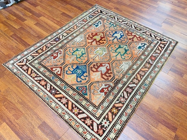 Antique shild design Gendje rug-2220 - 2