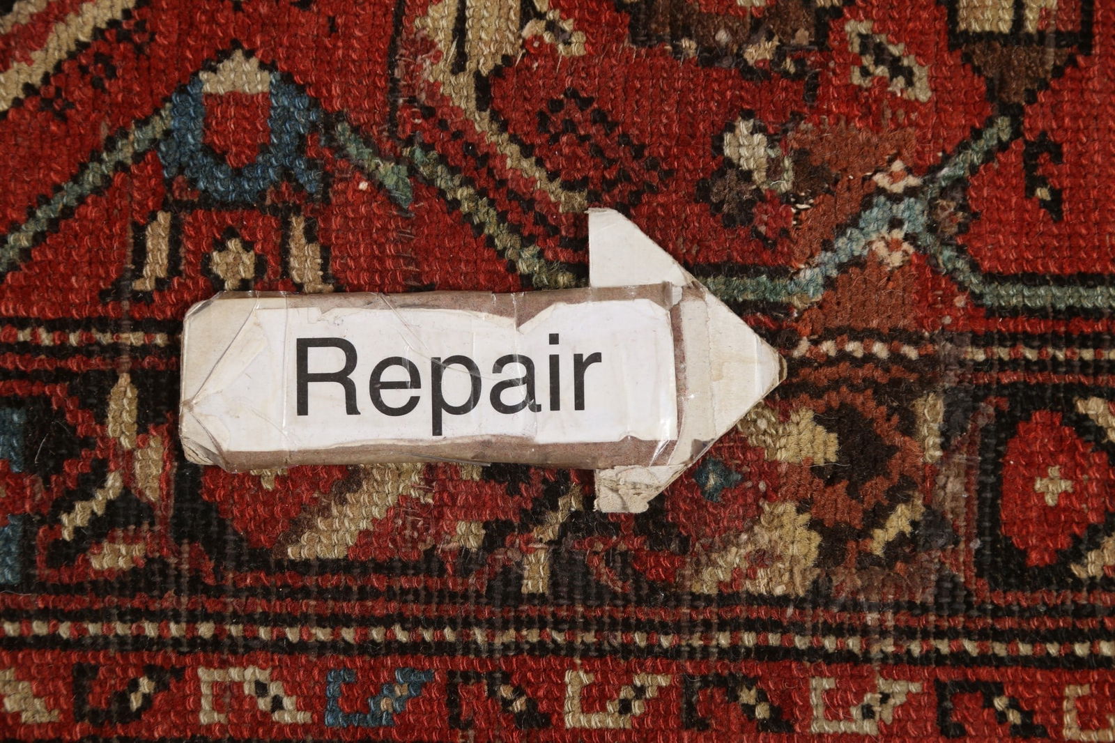 Pre-1900 Antique Vegetable Dye Heriz Bakhshayesh Persian Rug 7x13 - 12