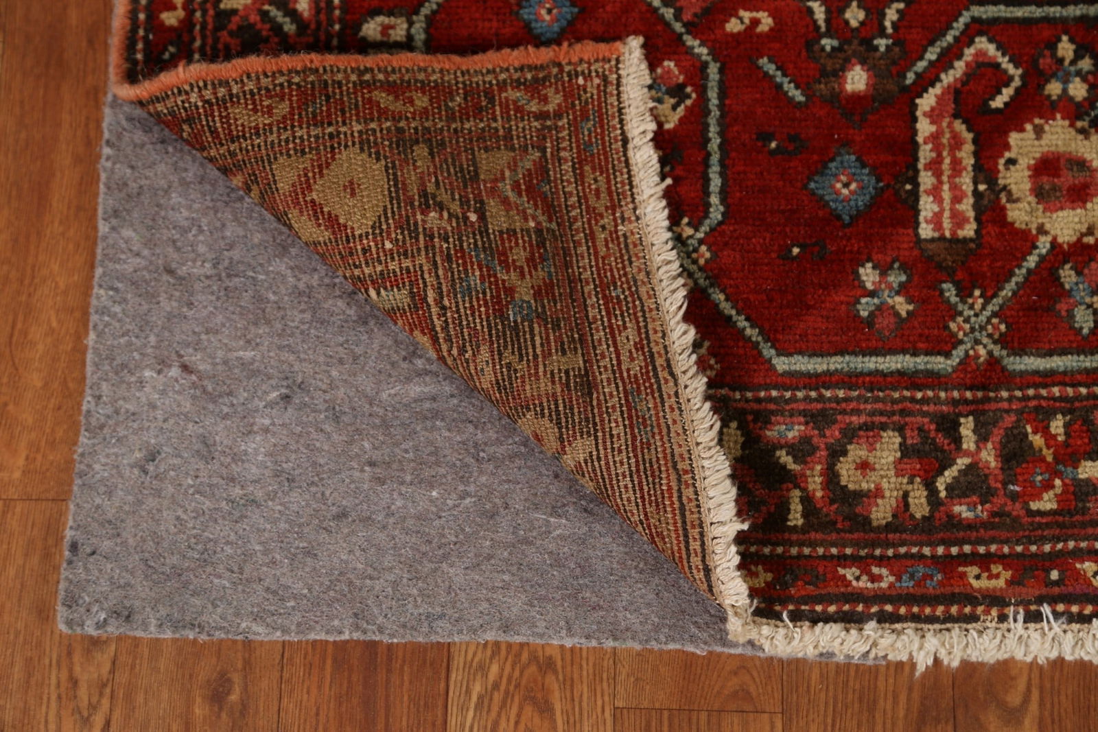 Pre-1900 Antique Vegetable Dye Heriz Bakhshayesh Persian Rug 7x13 - 8