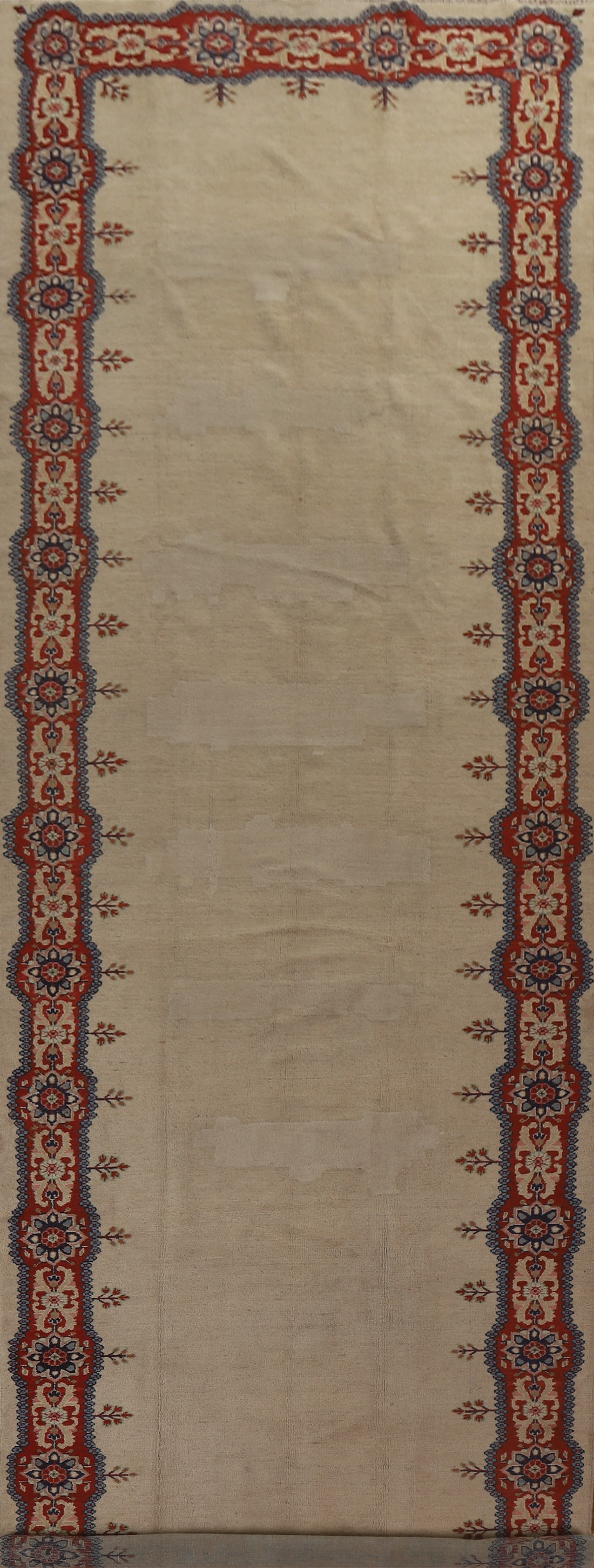 Pre-1900 Antique Vegetable Dye Sultanabad Persian Rug 5x20 (1 of 20)