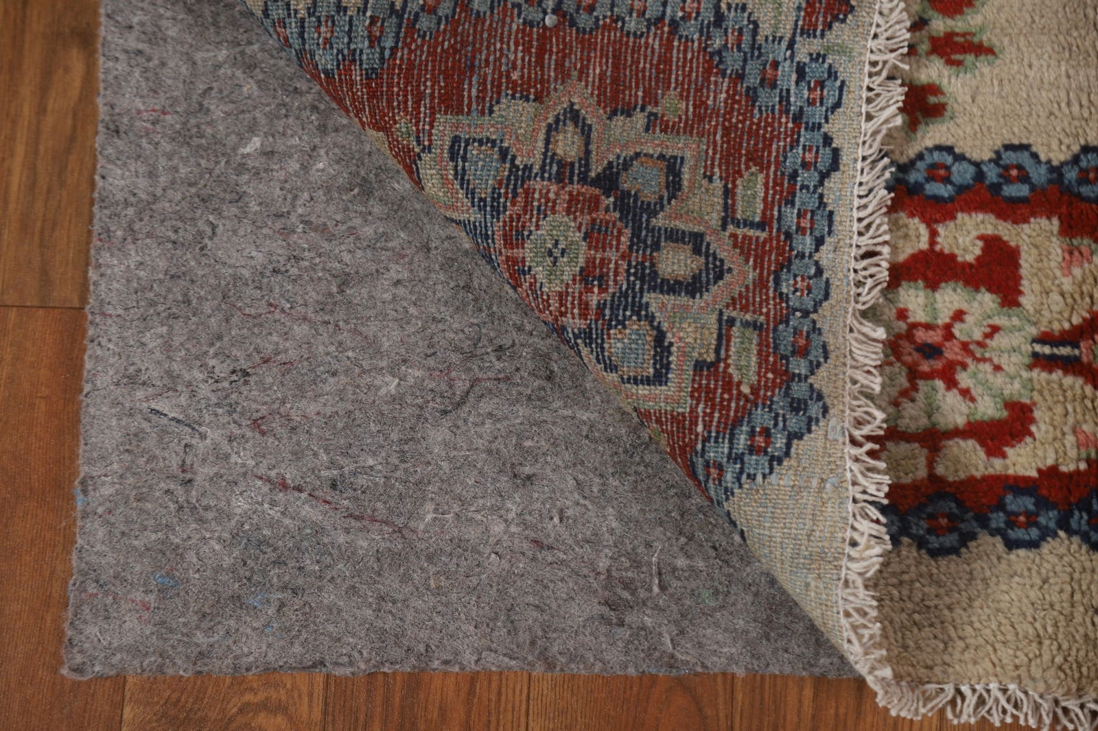 Pre-1900 Antique Vegetable Dye Sultanabad Persian Rug 5x20 - 9