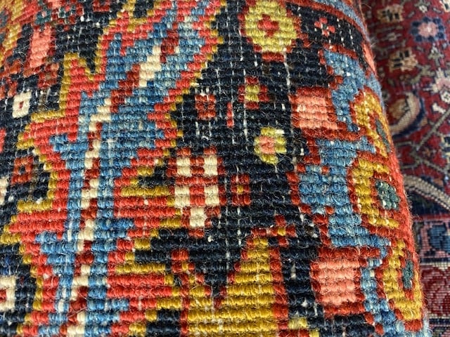 Antique Persian Heriz rug-4504 - 8