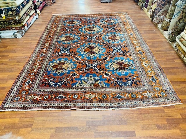 Vintage Persian Tabriz rug -4288 - 3