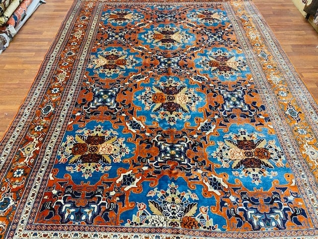 Vintage Persian Tabriz rug -4288 - 4