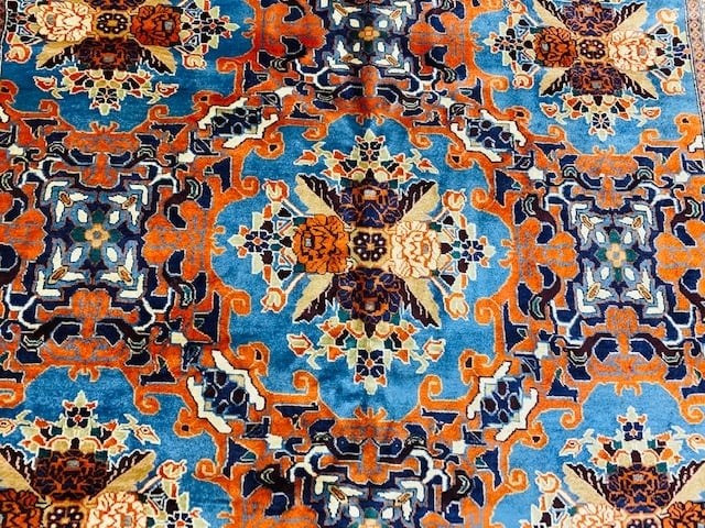 Vintage Persian Tabriz rug -4288 - 6