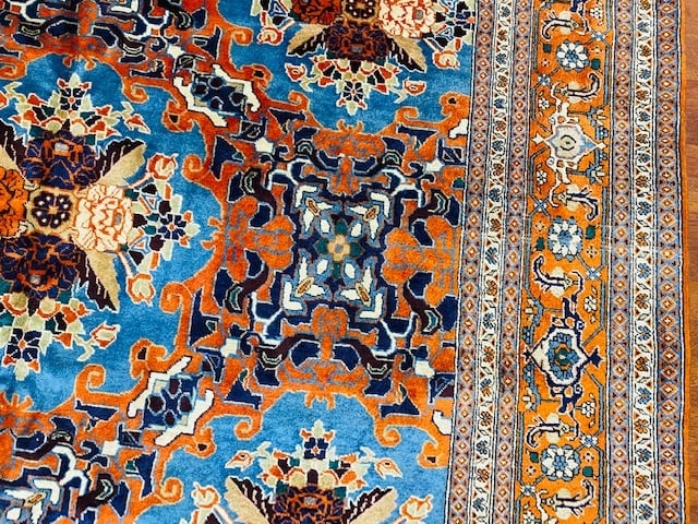 Vintage Persian Tabriz rug -4288 - 7
