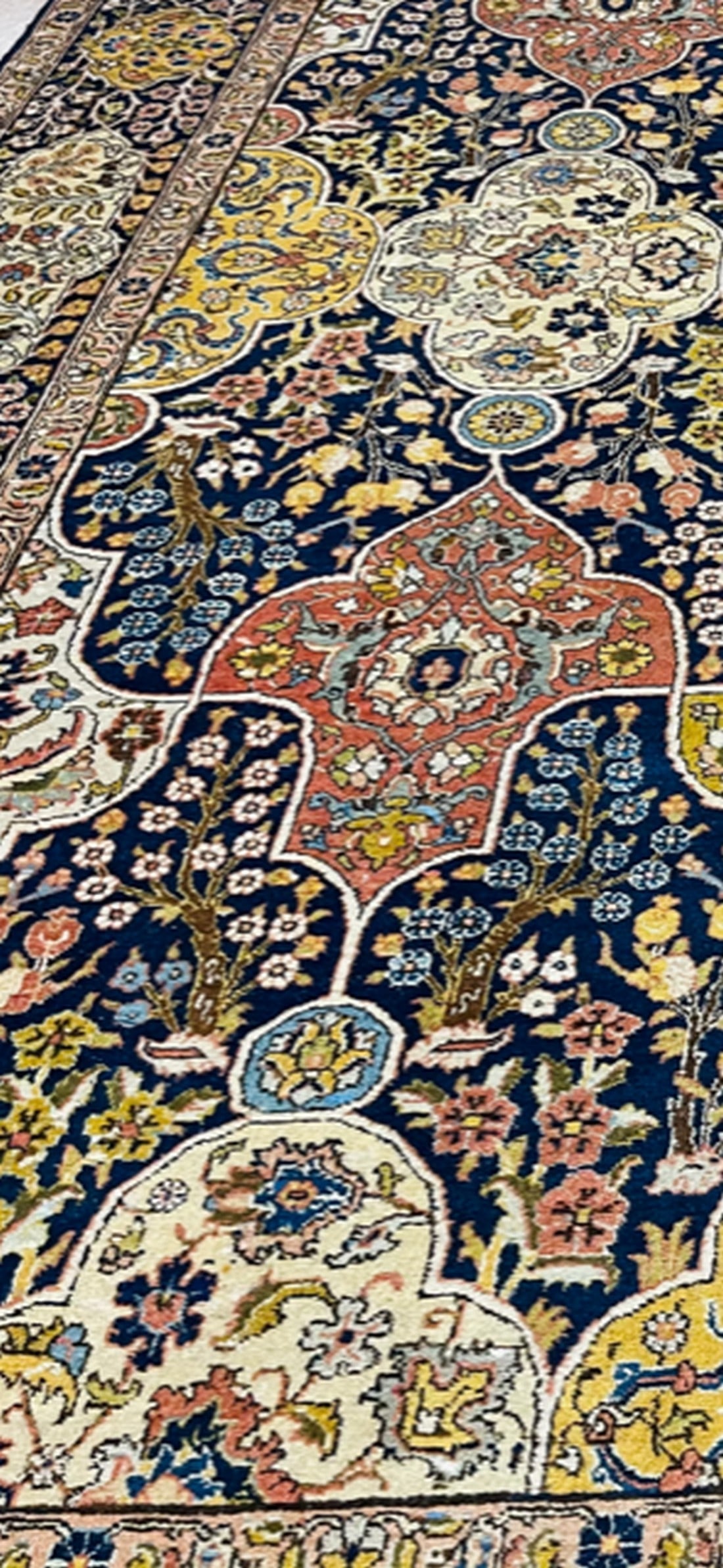 Antique Persian Tabriz Rug-4872 - 12