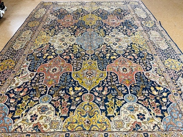 Antique Persian Tabriz Rug-4872 - 4