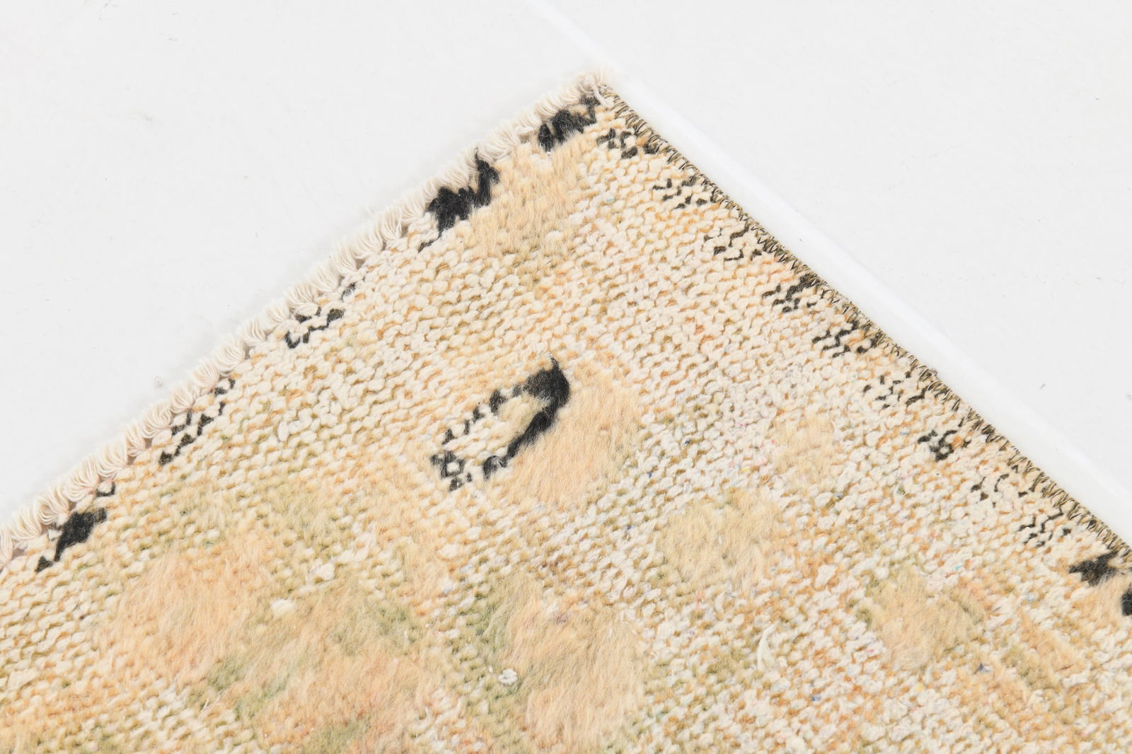 5'5'' x 8'3'' Handmade Vintage Wool Rug - 4984 - 12