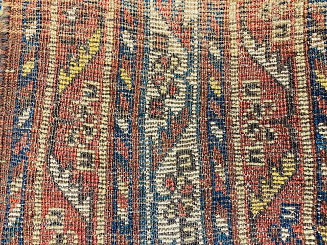 Antique Persian Shiraz Rug-962 - 9