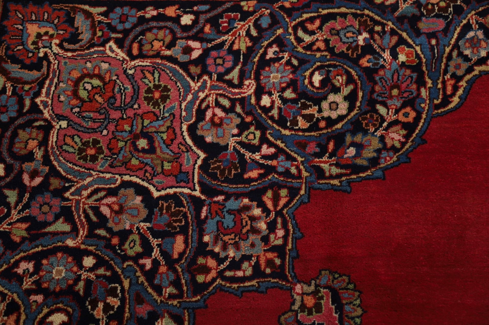 Antique Vegetable Dye Mahal Persian Large Rug 12x18 - 11