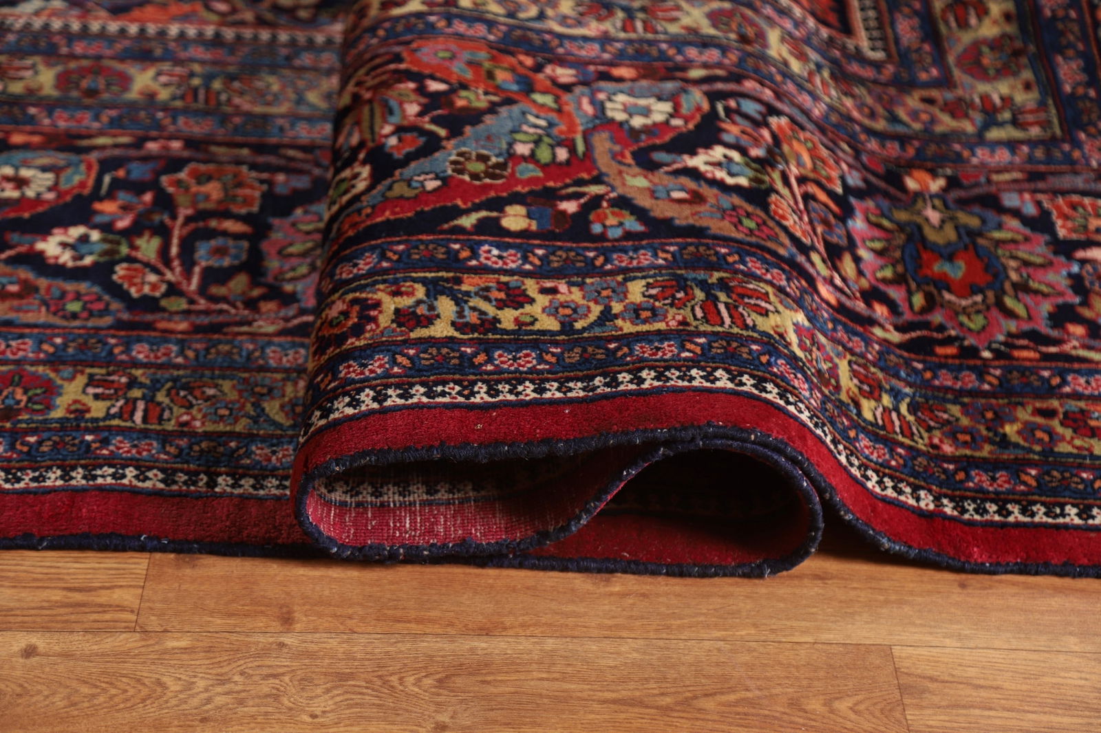 Antique Vegetable Dye Mahal Persian Large Rug 12x18 - 13