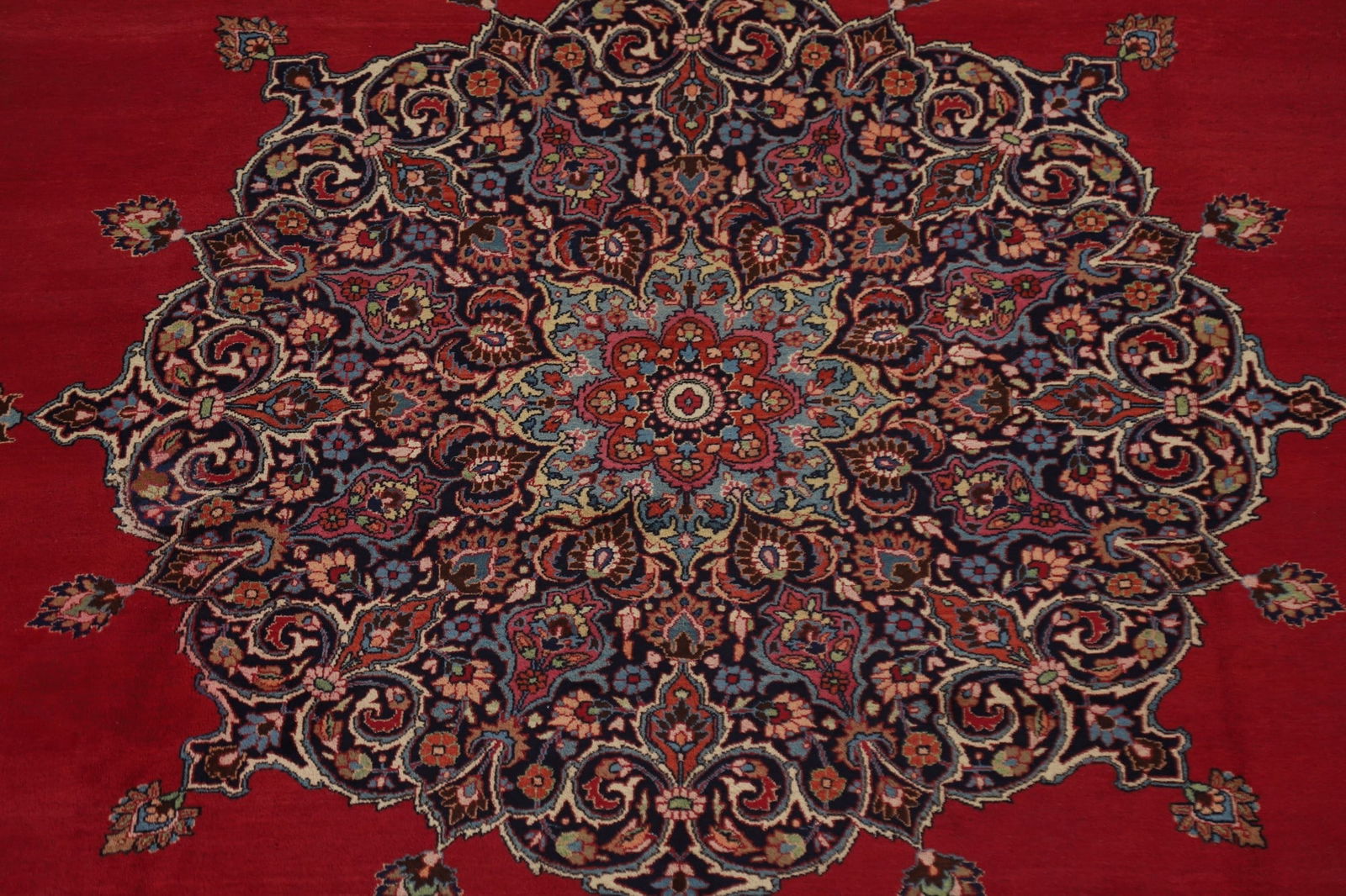 Antique Vegetable Dye Mahal Persian Large Rug 12x18 - 5