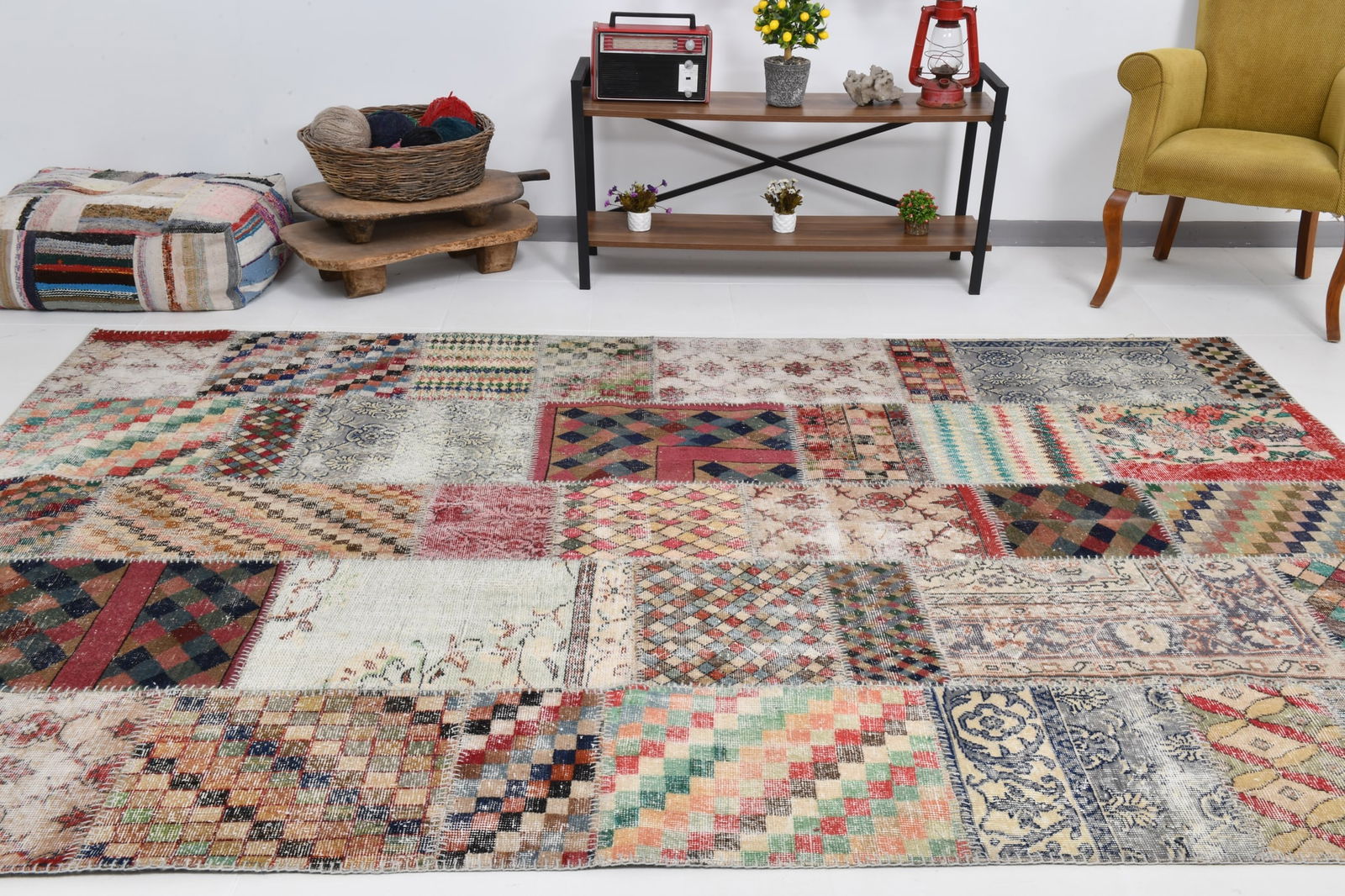 6'10'' x 10'0'' Turkish Vintage Runner Rug - 21557 - 6