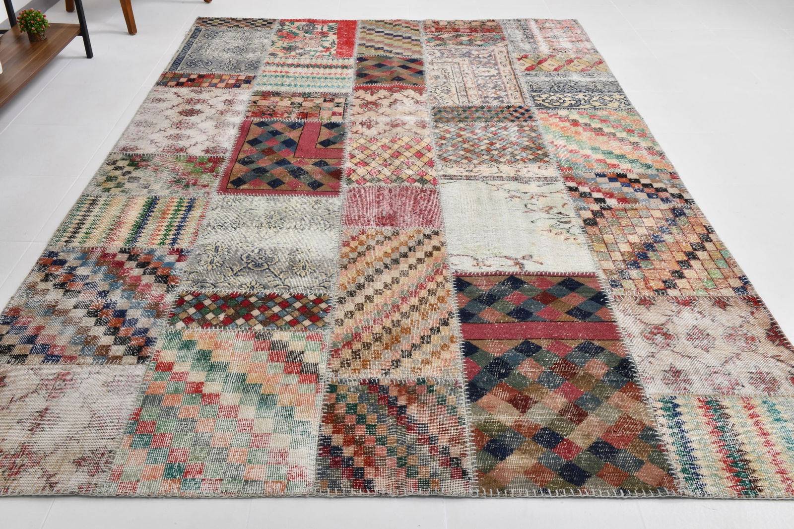 6'10'' x 10'0'' Turkish Vintage Runner Rug - 21557 - 8