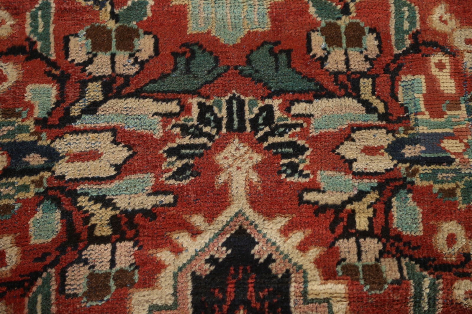 Antique Vegetable Dye Mahal Persian Large Rug 10x17 - 10