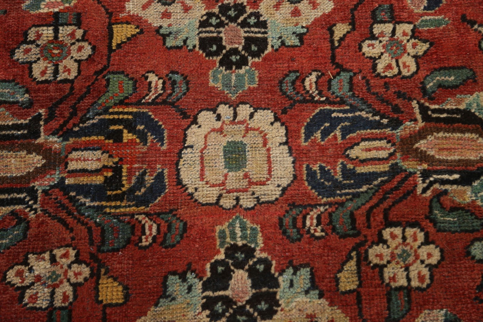 Antique Vegetable Dye Mahal Persian Large Rug 10x17 - 11