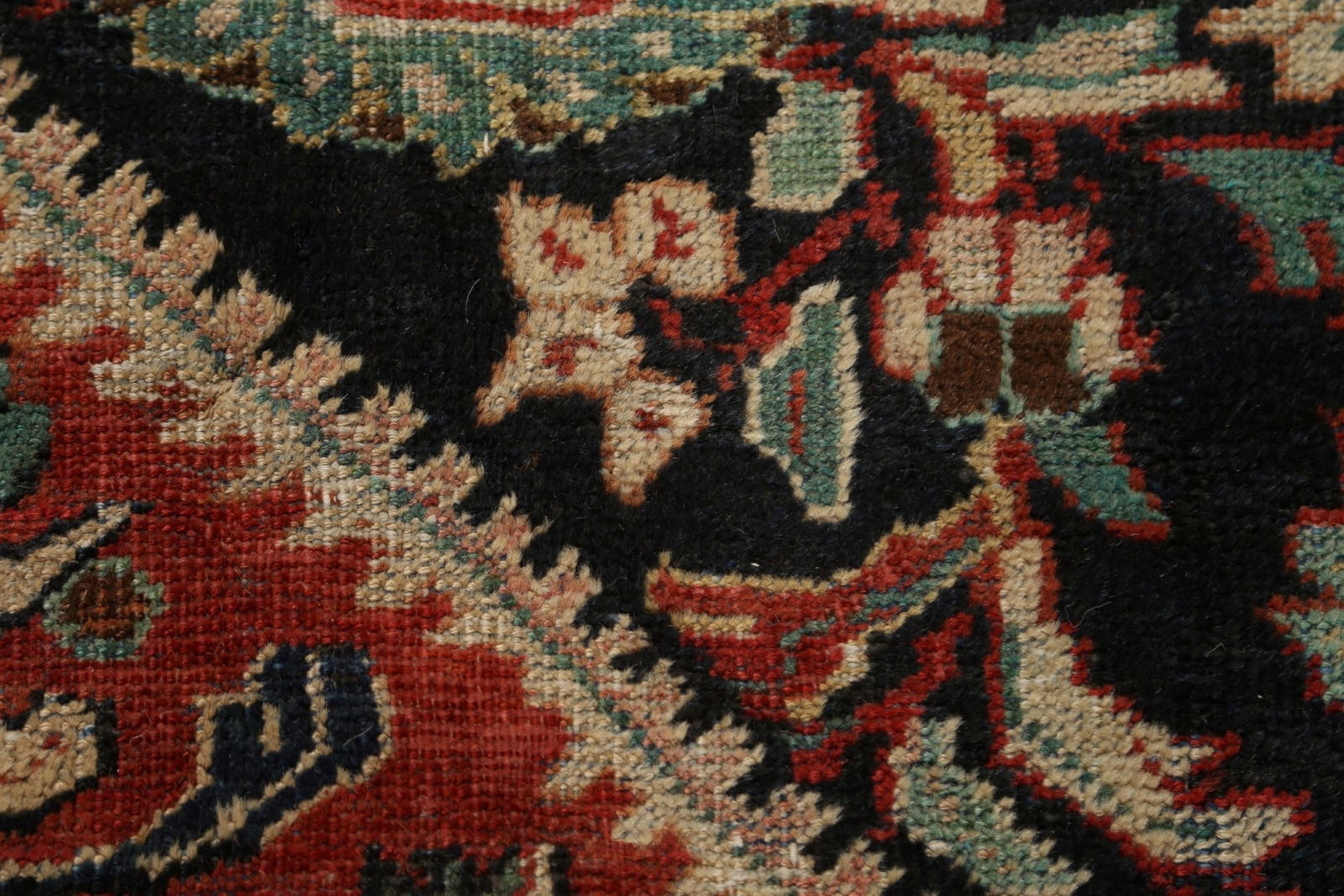 Antique Vegetable Dye Mahal Persian Large Rug 10x17 - 12