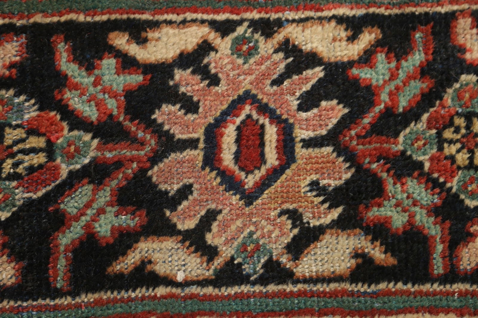 Antique Vegetable Dye Mahal Persian Large Rug 10x17 - 13