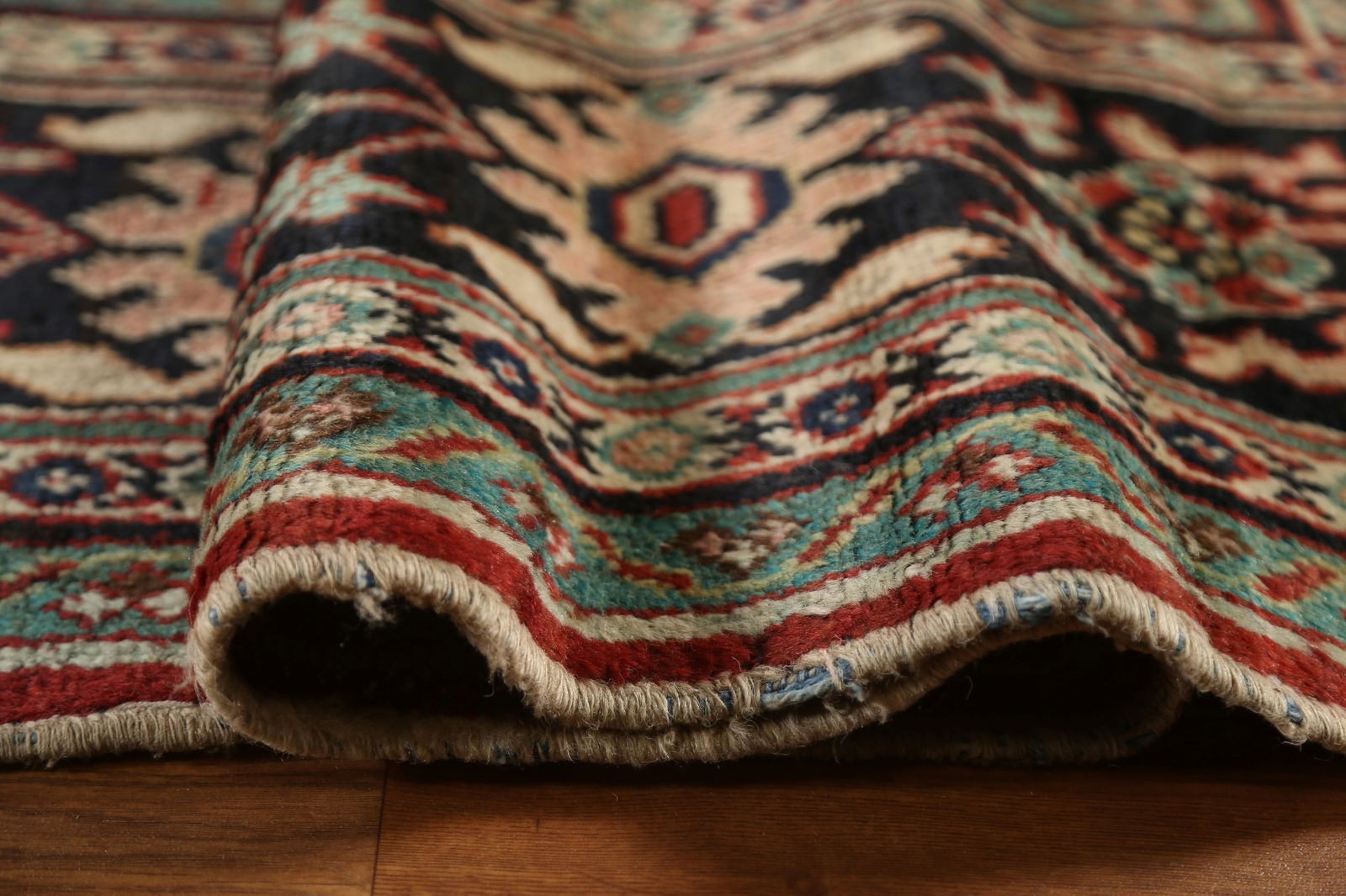 Antique Vegetable Dye Mahal Persian Large Rug 10x17 - 18