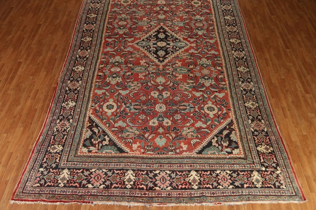 Antique Vegetable Dye Mahal Persian Large Rug 10x17 - 6