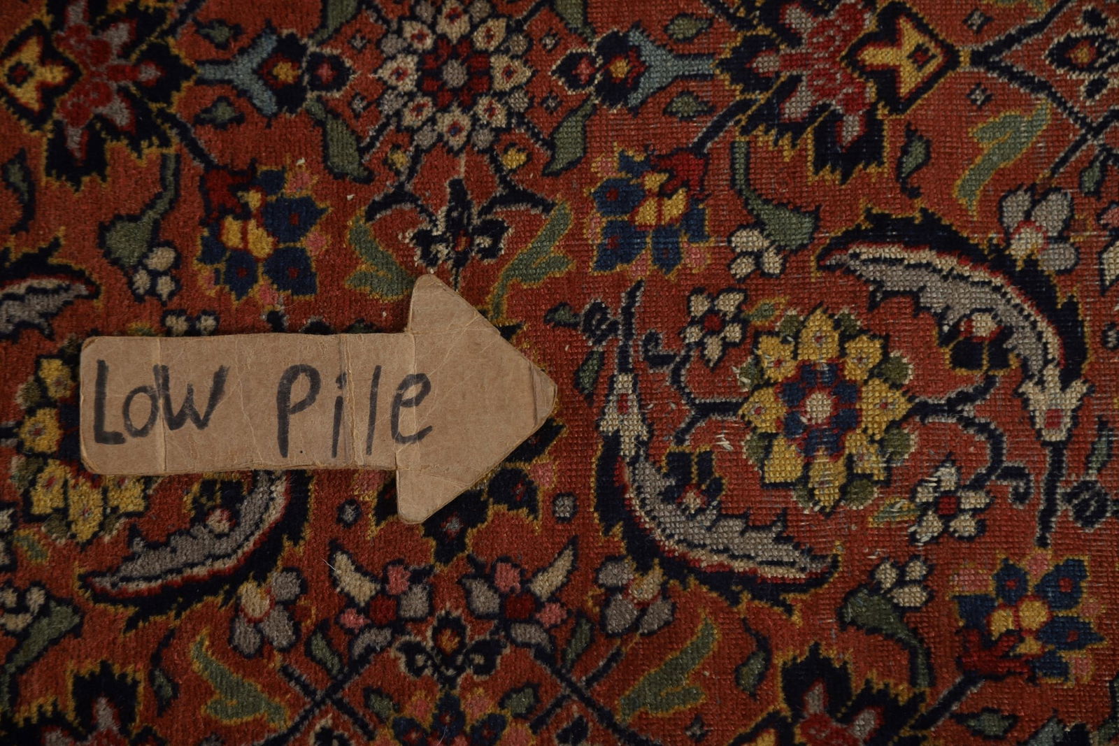 Pre-1900 Antique Vegetable Dye Tabriz Large Persian Rug 15x21 - 13