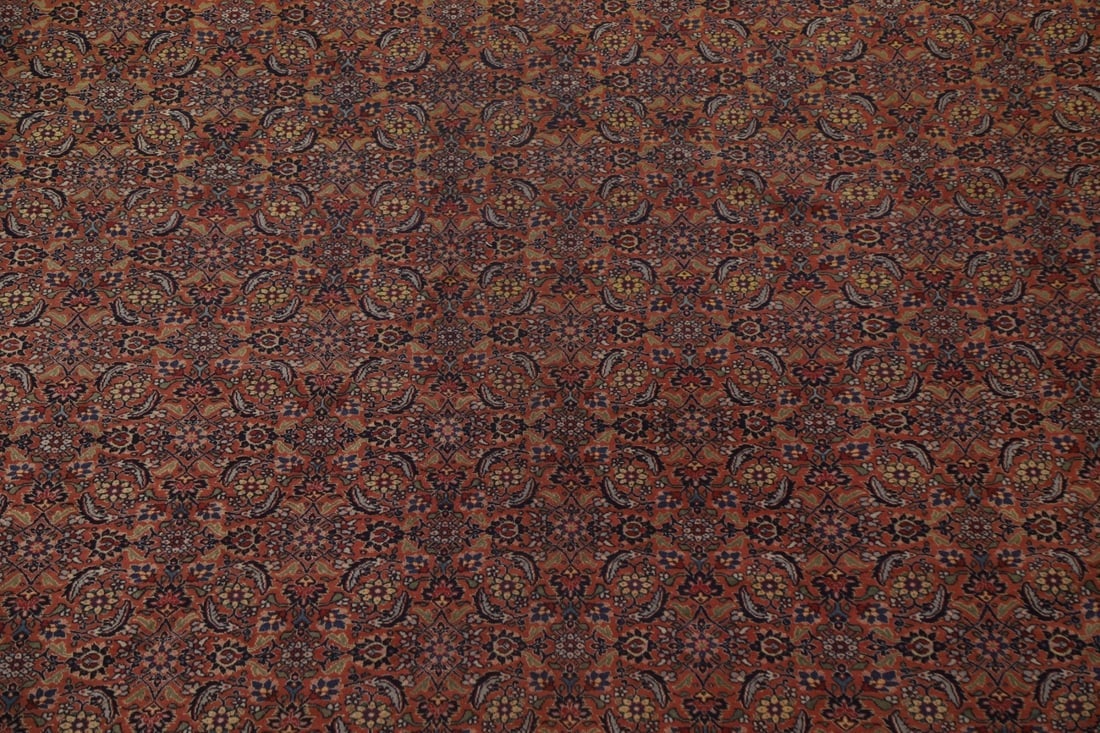 Pre-1900 Antique Vegetable Dye Tabriz Large Persian Rug 15x21 - 5