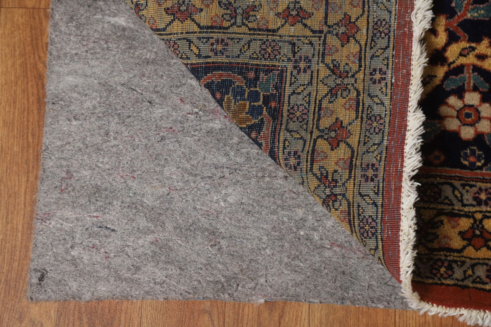 Pre-1900 Antique Vegetable Dye Tabriz Large Persian Rug 15x21 - 8