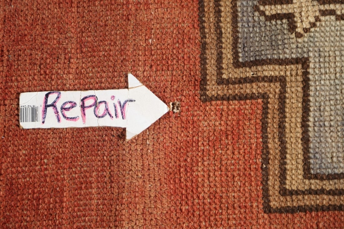 Antique Vegetable Dye Oushak Turkish Large Rug 11x16 - 16