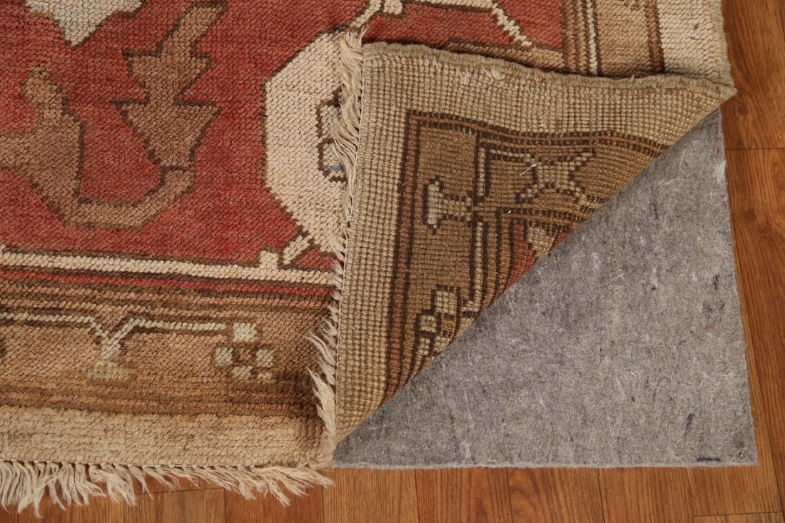 Antique Vegetable Dye Oushak Turkish Large Rug 11x16 - 8