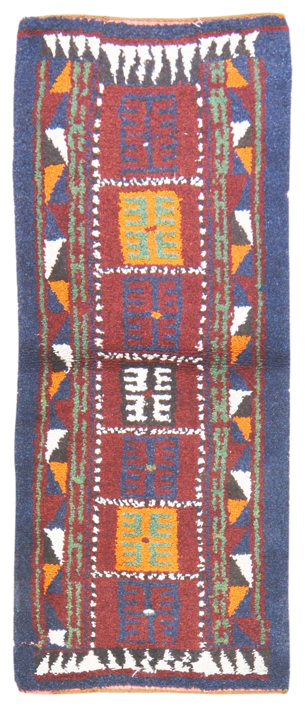 HAND KNOTTED WOOL ANTIQUES RUG (1 of 4)