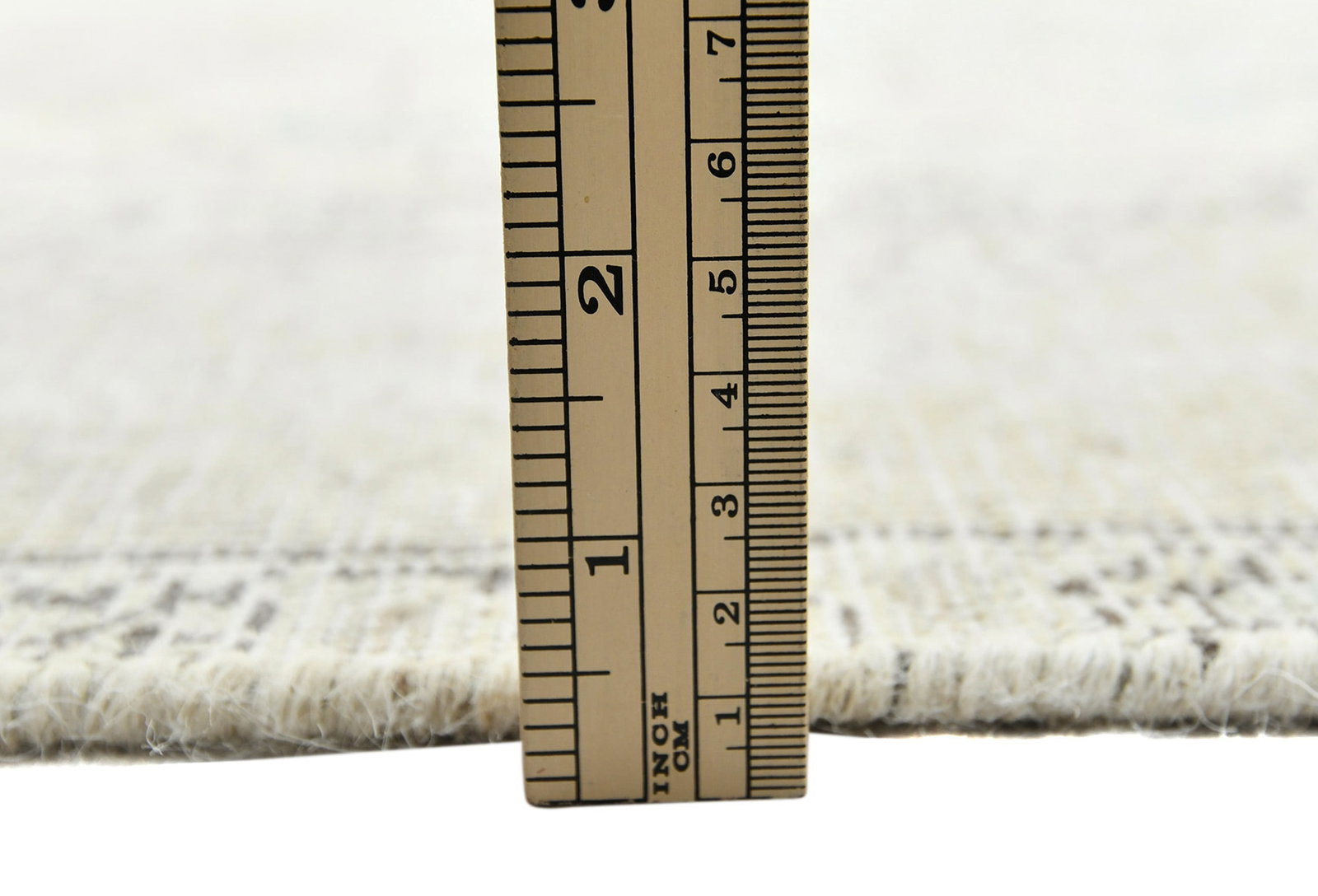 Antique Muted Beige Floral 6'5X10 Distressed Vintage Oriental Rug - 11