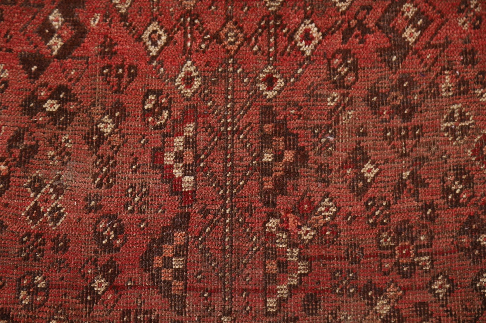 Pre-1900 Antique Qashqai Vegetable Dye Persian Rug 6x8 - 10