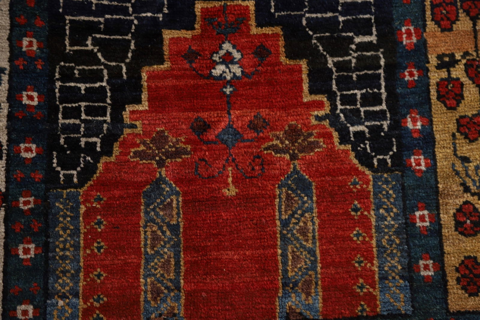 Pre-1900 Antique Bakhtiari Shalamzar Vegetable Dye Persian Rug 13x20 - 10