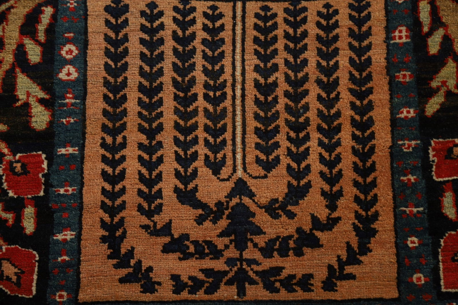 Pre-1900 Antique Bakhtiari Shalamzar Vegetable Dye Persian Rug 13x20 - 12
