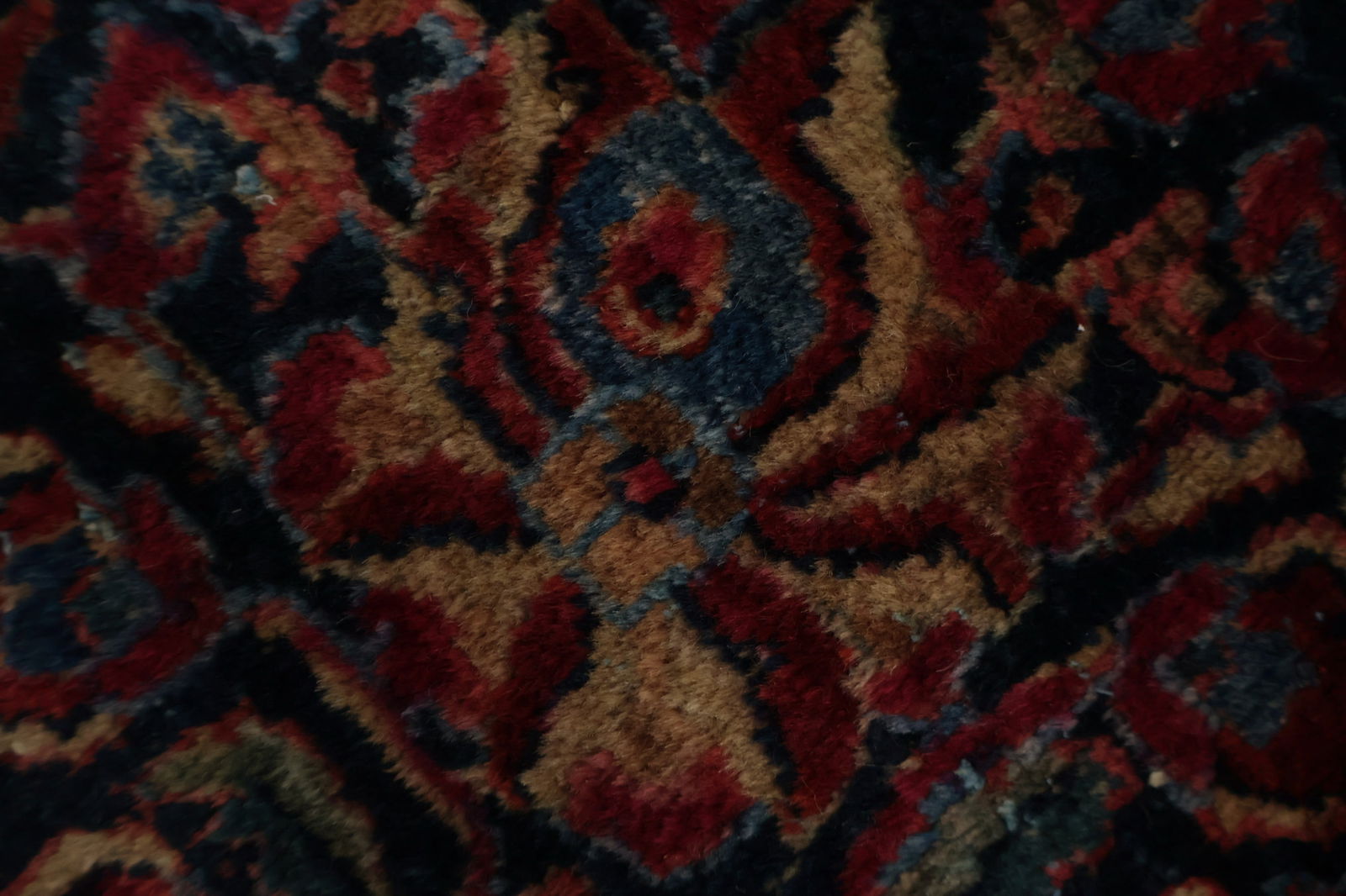 Antique Vegetable Dye Sarouk Persian Large Rug 9x17 - 12