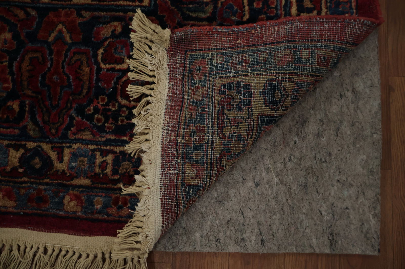 Antique Vegetable Dye Sarouk Persian Large Rug 9x17 - 5